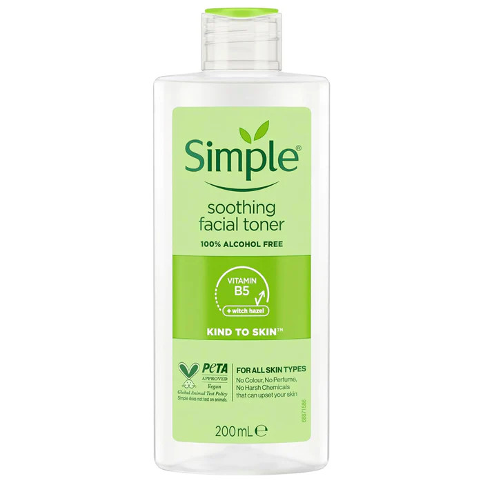 Nước Hoa Hồng Simple Kind To Skin Soothing Facial Toner Siêu Dịu Nhẹ Cho Làn Da zavenci (200ml)
