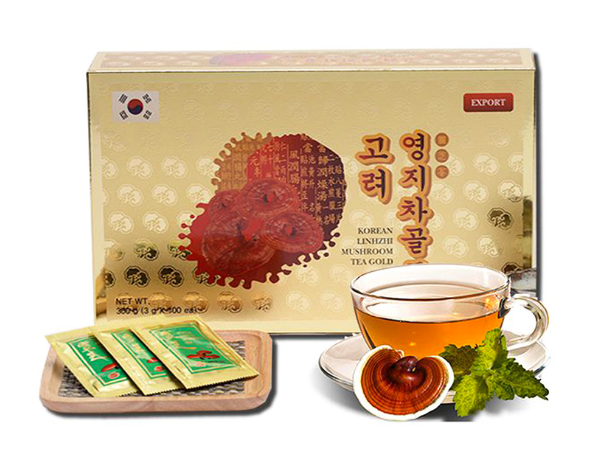 Trà linh chi kgs hàn quốc, hộp 300g - thanh lọc giải độc cơ thể xơ gan tăng cường chức năng gan