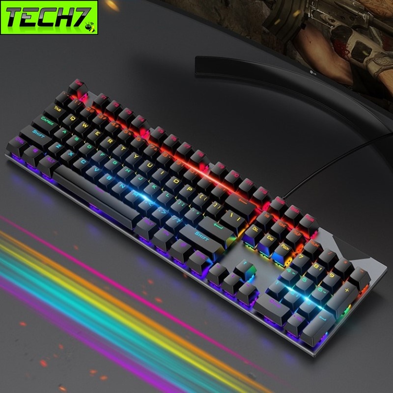 [HCM]Bàn Phím Cơ Gaming MK808 Fullsize nhỏ gọn