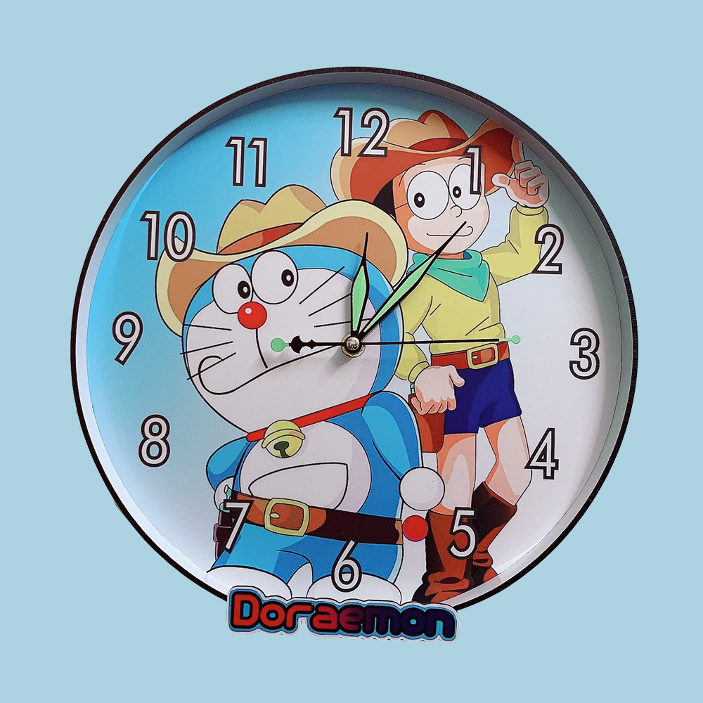 [SALE SỐC ] MẪU ĐỒNG HỒ TREO TƯỜNG KIM TRÔI DOREAMON 1 - SIÊU CUTE KHÔNG GÂY TIẾNG ĐỘNG - BẢO HÀNH LÊN TỚI 1 NĂM