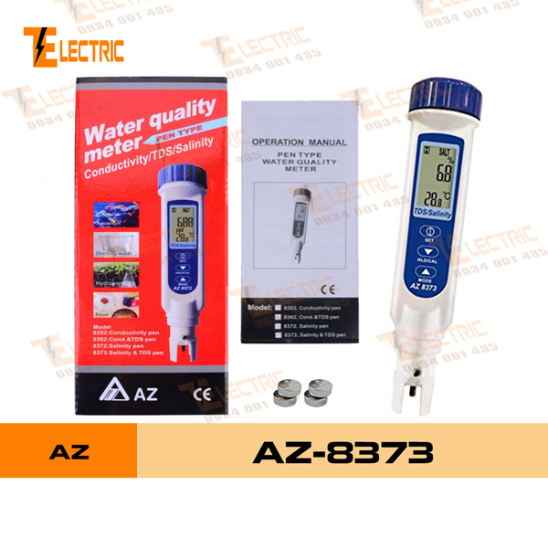 Az - 8373 bút đo độ mặn nước đo tds chất rắn hòa tan của nước az 8373