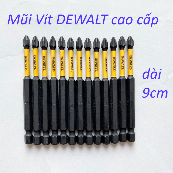 Mũi vít dewalt 9cm ph2