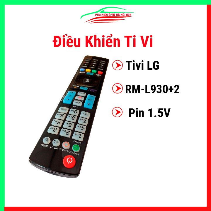 Điều khiển ti vi, remote cho ti vi lg rm-l930+2