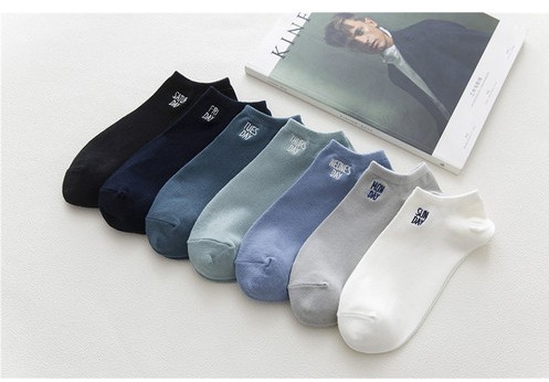 Sét 7 đôi tất nam 7 tuần thông thoáng Tất Nam Cổ Ngắn Coton - Jett Shop