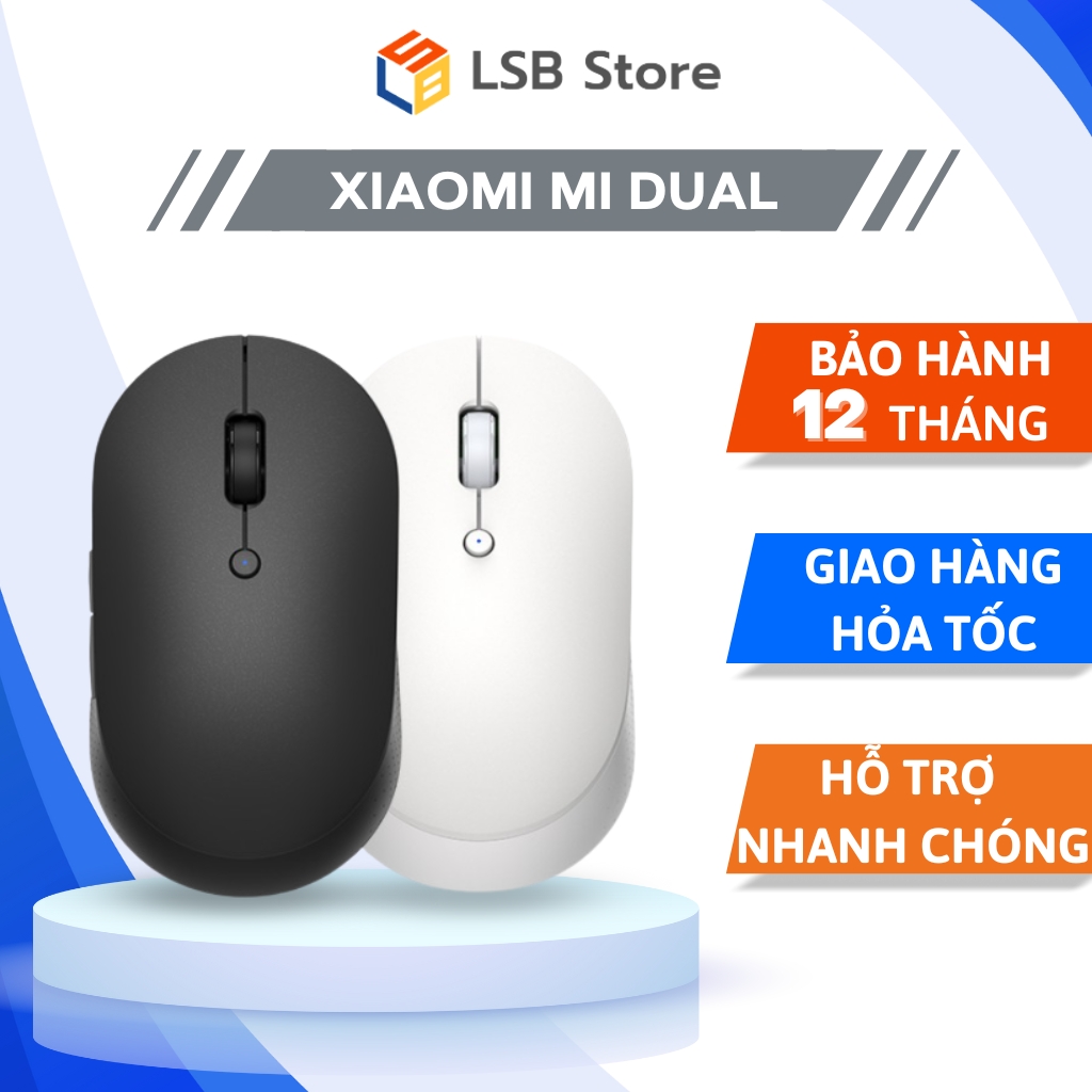 [Hoả Tốc 4h - HCM] Chuột Xiaomi Mi Dual Mode Wireless Mouse Silent Edition | Hàng Chính Hãng | Bảo Hành 12 Tháng | LSB Store