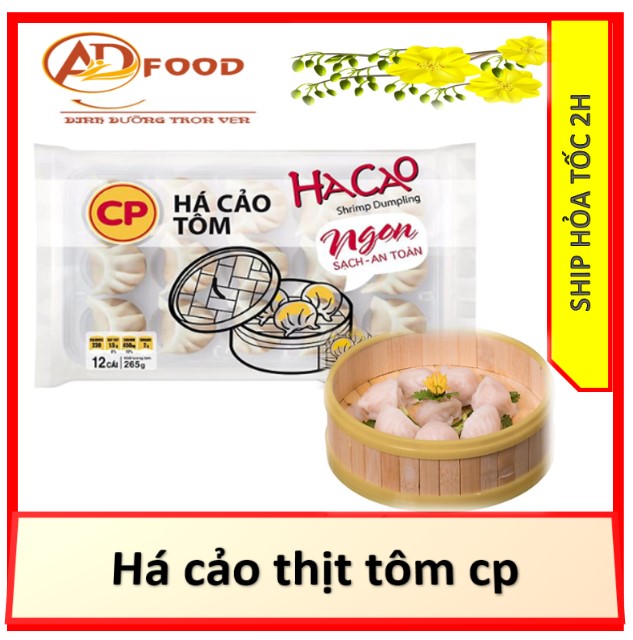 Há cảo thịt tôm cp thơm ngon dinh dưỡng gói 265gr