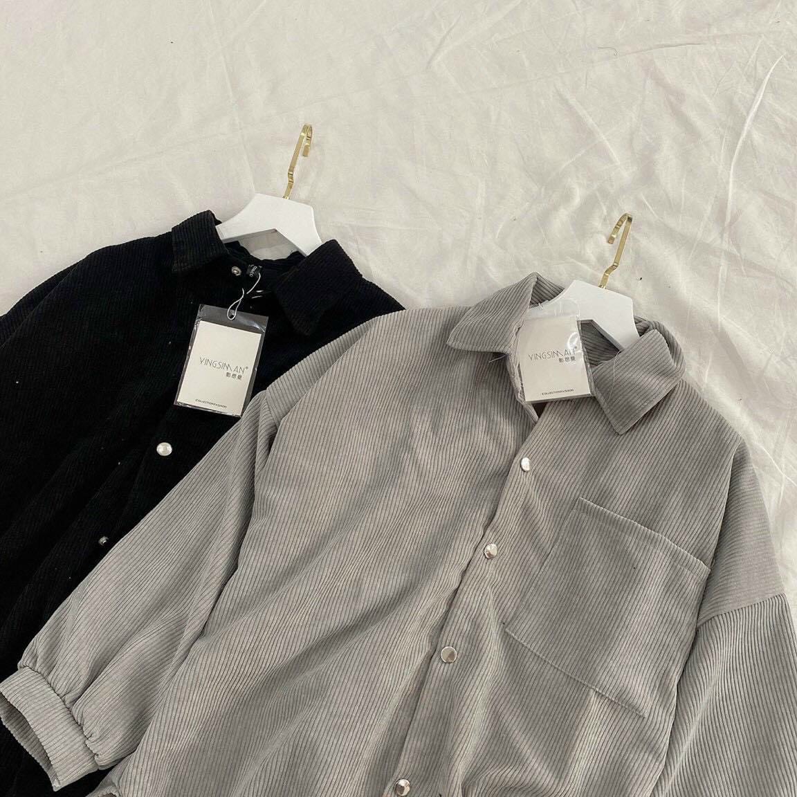 ÁO KHOÁC NHUNG NỮ THỜI TRANG CAO CẤP KIỂU GÀI NÚT SIÊU XINH