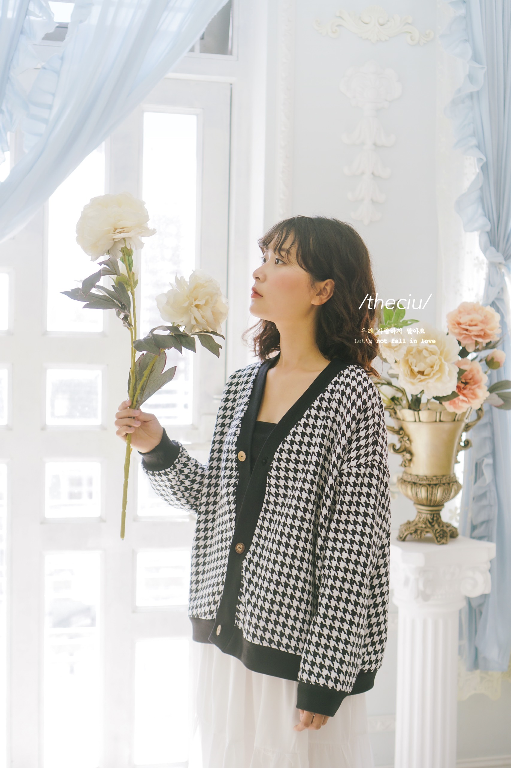 Áo khoác cardigan caro – Checkered Cardigan
