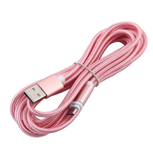 Cáp Sạc 3 Mét Bọc Dù Chân Micro Cho Samsung, Oppo, Nokia, HTC......
