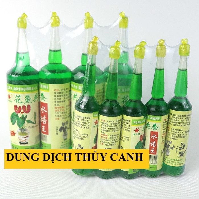Combo 5 lọ Dung Dịch Thủy Canh( 38ml/1 lọ) chuyên dùng cho cây trồng thủy sinh hoa cây cảnh bể cá