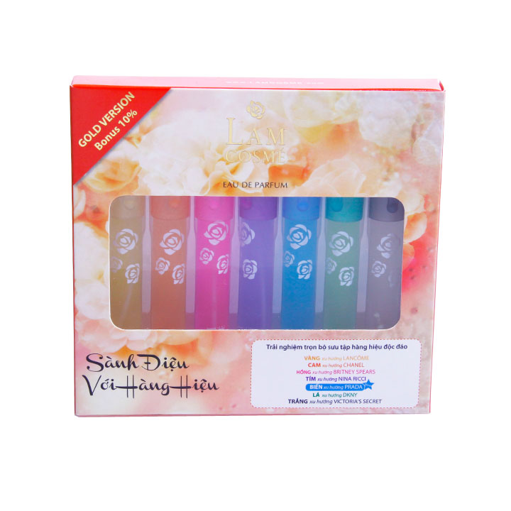 Bộ 7 nước hoa cây bút Lamcosmé .