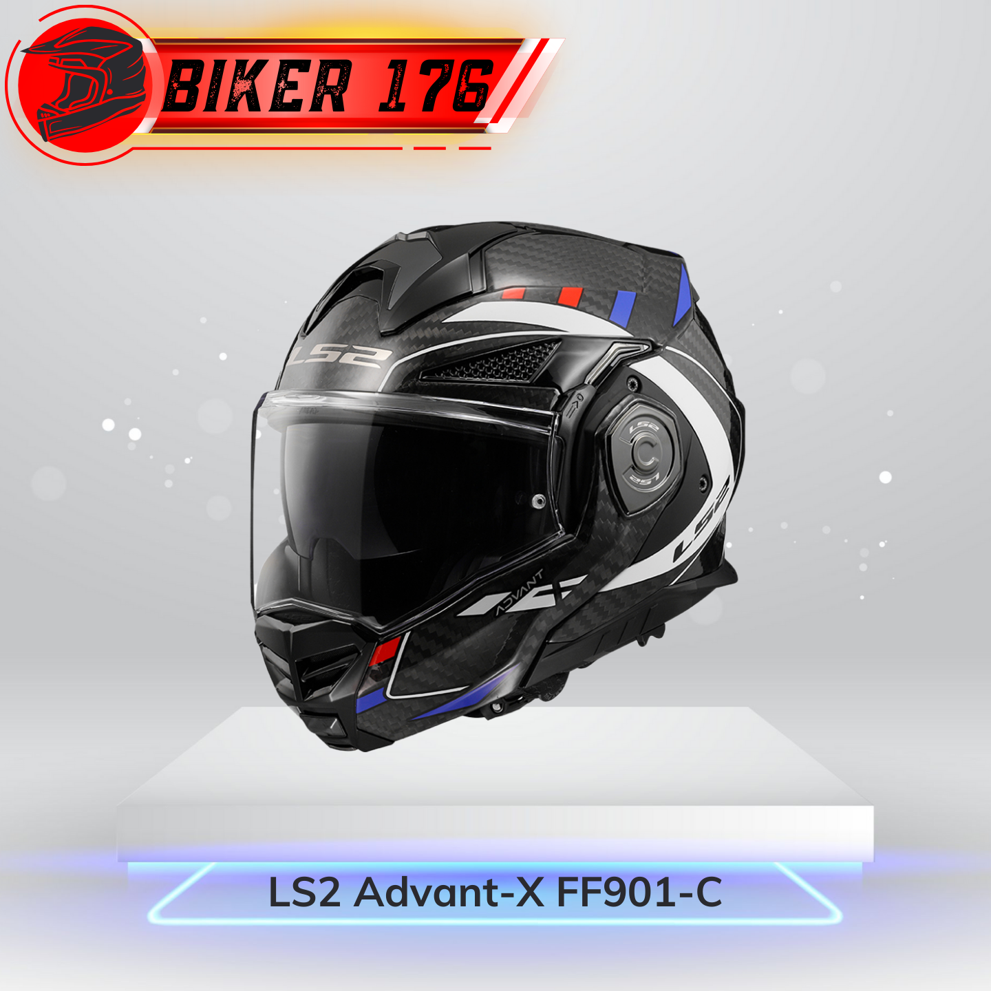 Mũ bảo hiểm lật hàm 180° LS2 FF901 Advant X Carbon - Siêu phẩm lật hàm Carbon - Bảo hộ xe máy BIKER 176 - Mũ bảo hiểm chính hãng Vũng Tàu Giá 12,900,000 Đồng*Miễn phí vận chuyển