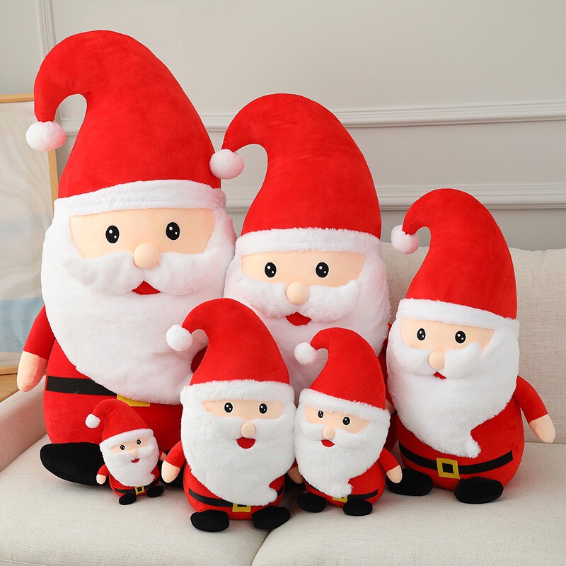Thú Nhồi Bông Ông Già Noel - Quà Giáng Sinh Ý Nghĩa (Có 4 Size)