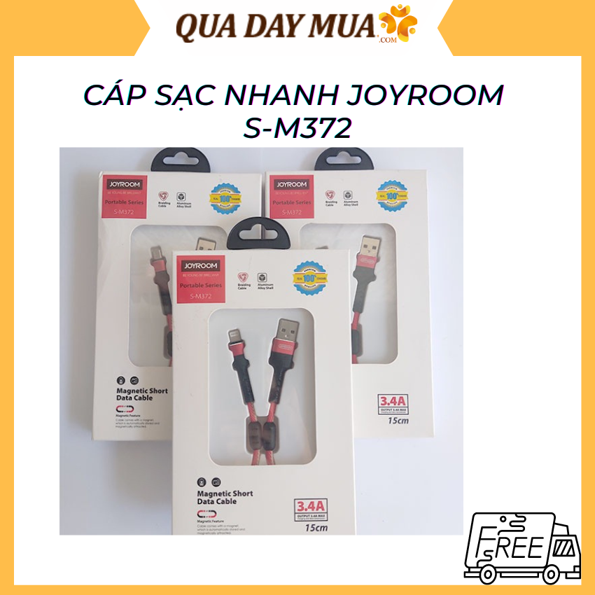 Cáp sạc joyroom s-m372 usb-type c