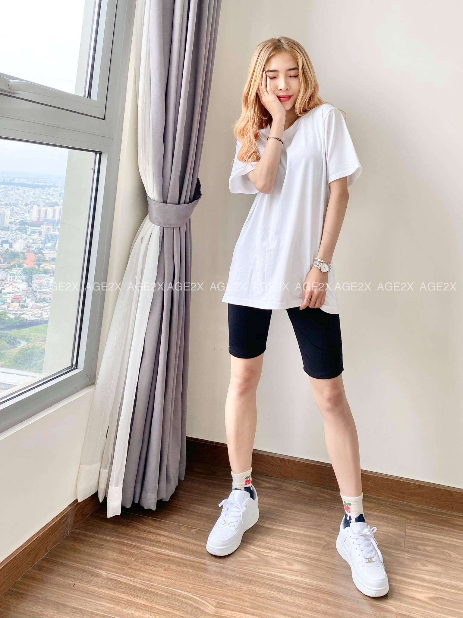 Quần biker short nữ AGE2X siêu HOT - chuyên sỉ số lượng lớn luôn có sẵn hàng