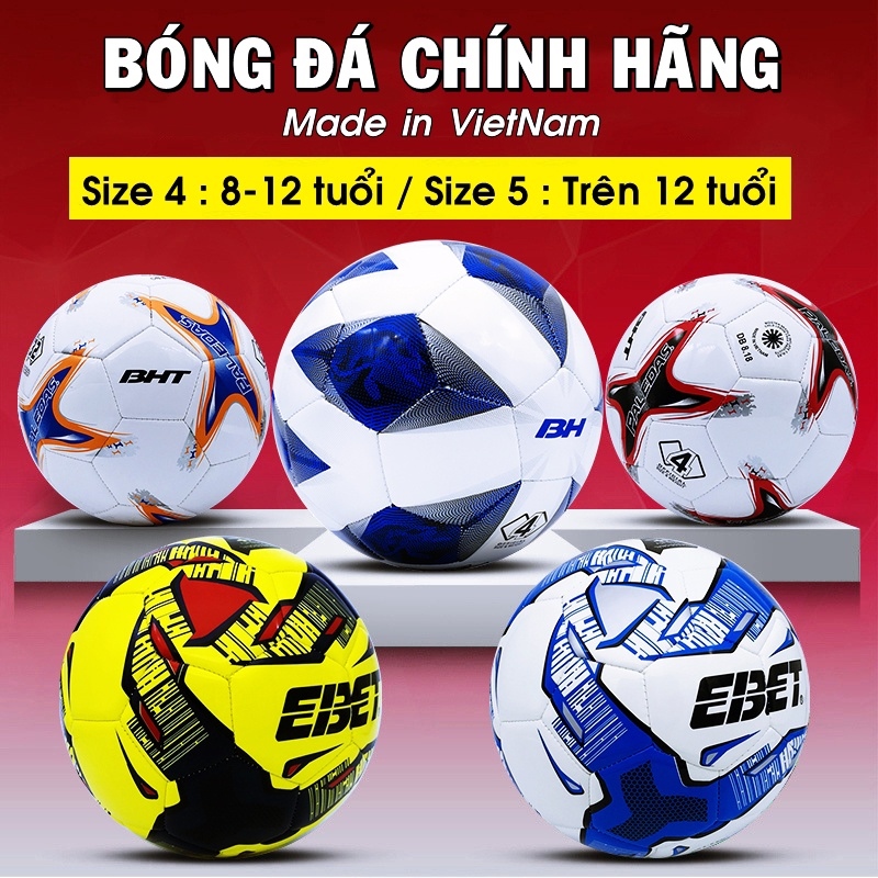 ✵ﺴ Quả Bóng Đá Động Lực Chính Hãng Số 3 4 5 Trái Banh Da Cao Cấp Bách Hiền Đủ Size Trẻ Em Người Lớn Tiêu Chuẩn Thi Đấu