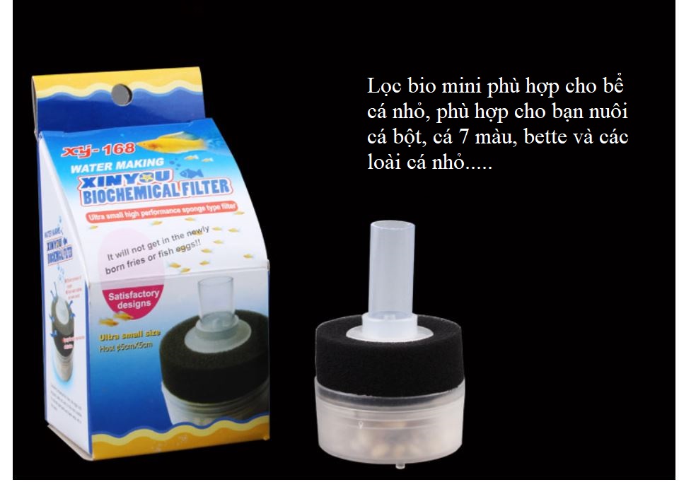 Sủi bio mini cho bể nhỏ nuôi cá bột, cá nhỏ