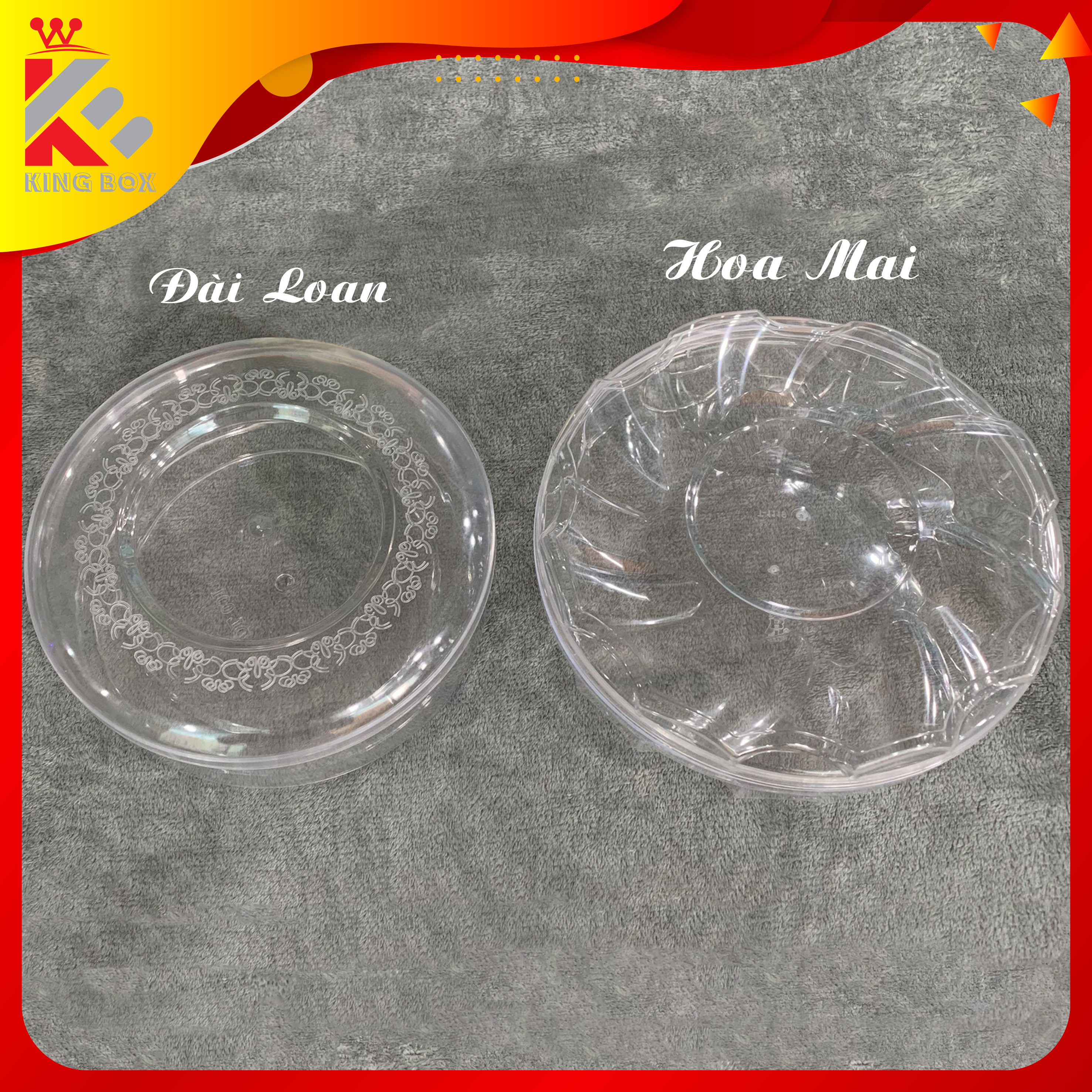 Hộp nhựa đựng yến 100g hoa mai/đài loan kingbox