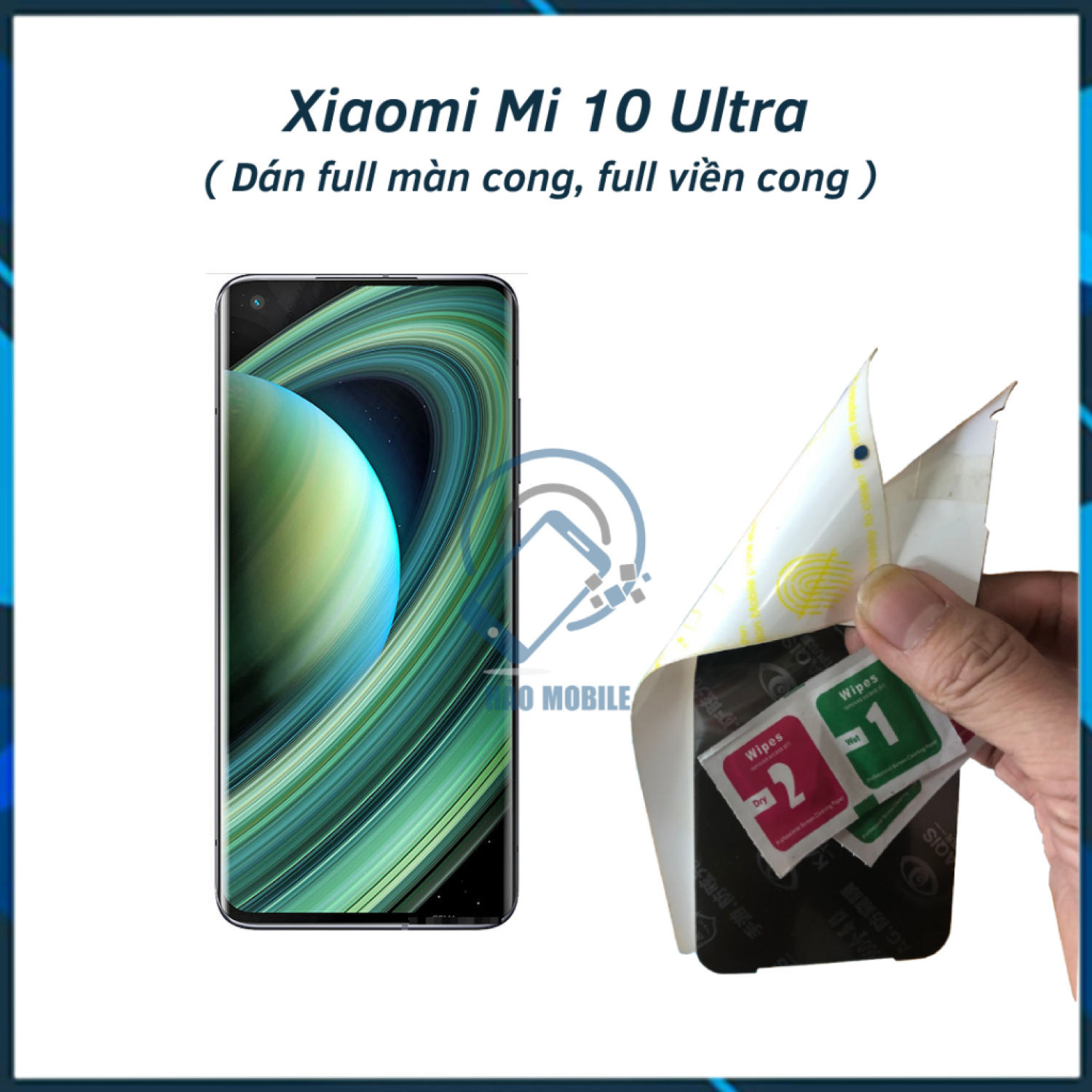 Miếng dán dẻo PPF cho Xiaomi Mi 10 Ultra dán full màn cong
