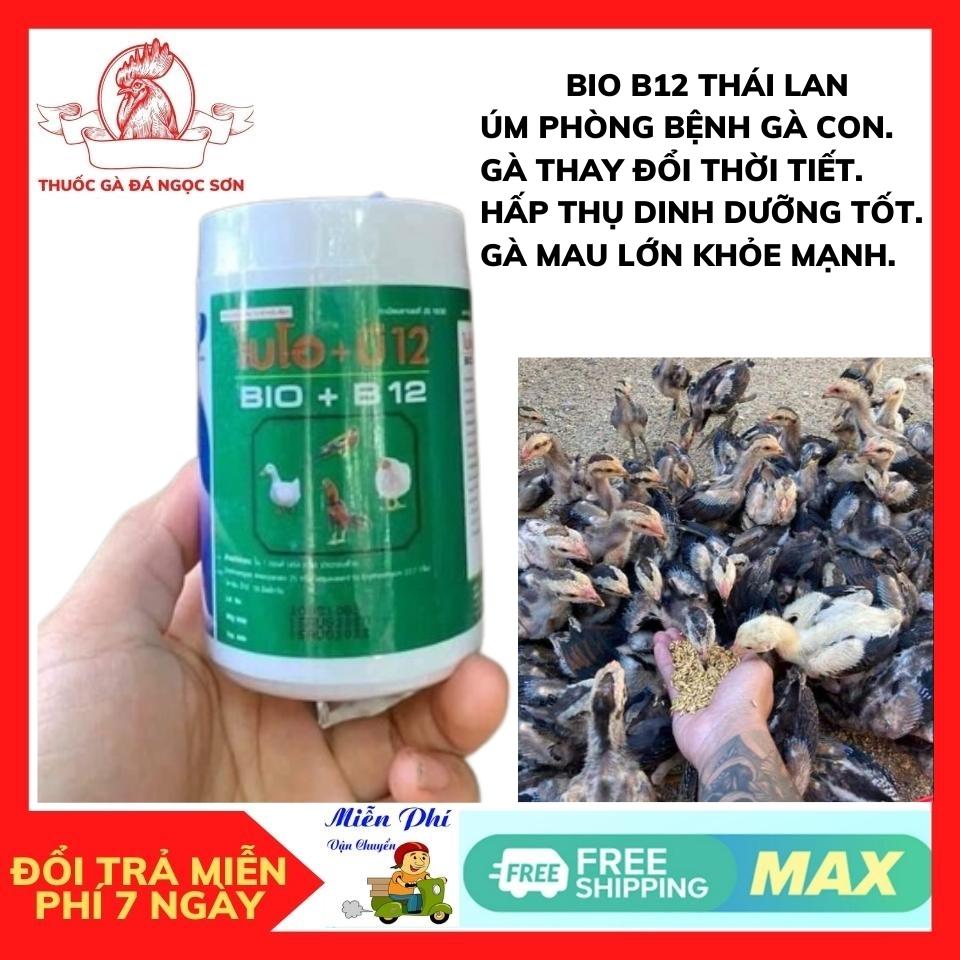 BIO B12 Sản Phẩm Phòng và Úm Gà con hiệu quả.1 HŨ 150 gam.gà con úm gà con mới nở tăng tỉ lệ sống 101%, thích hợp cho gà asil, kelso, f1, tăng cường b12 gà con tăng đề kháng, bóng đèn úm gà bóng úm gà