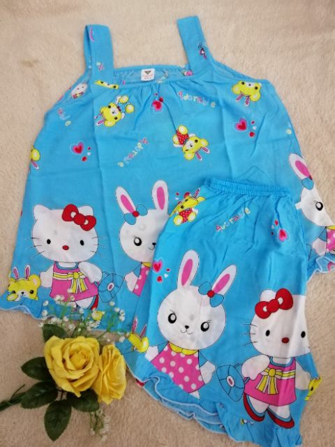 [HCM]Đồ bộ mặc nhà pijama lụa cho bé giá rẻ