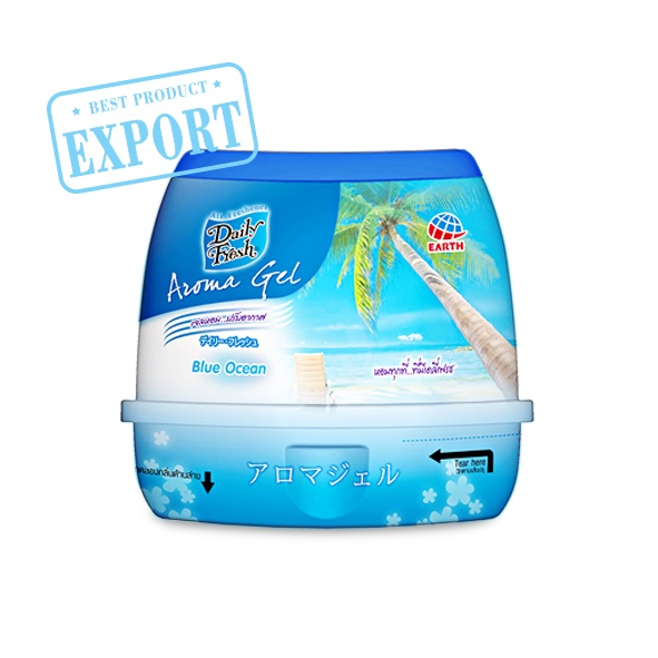 Sáp Thơm Daily Fresh Aroma Biển Xanh 200g hương thơm dịu nhẹ sang trọng sáp xe hơi/ô tô hàng nhập khẩu chất lượng