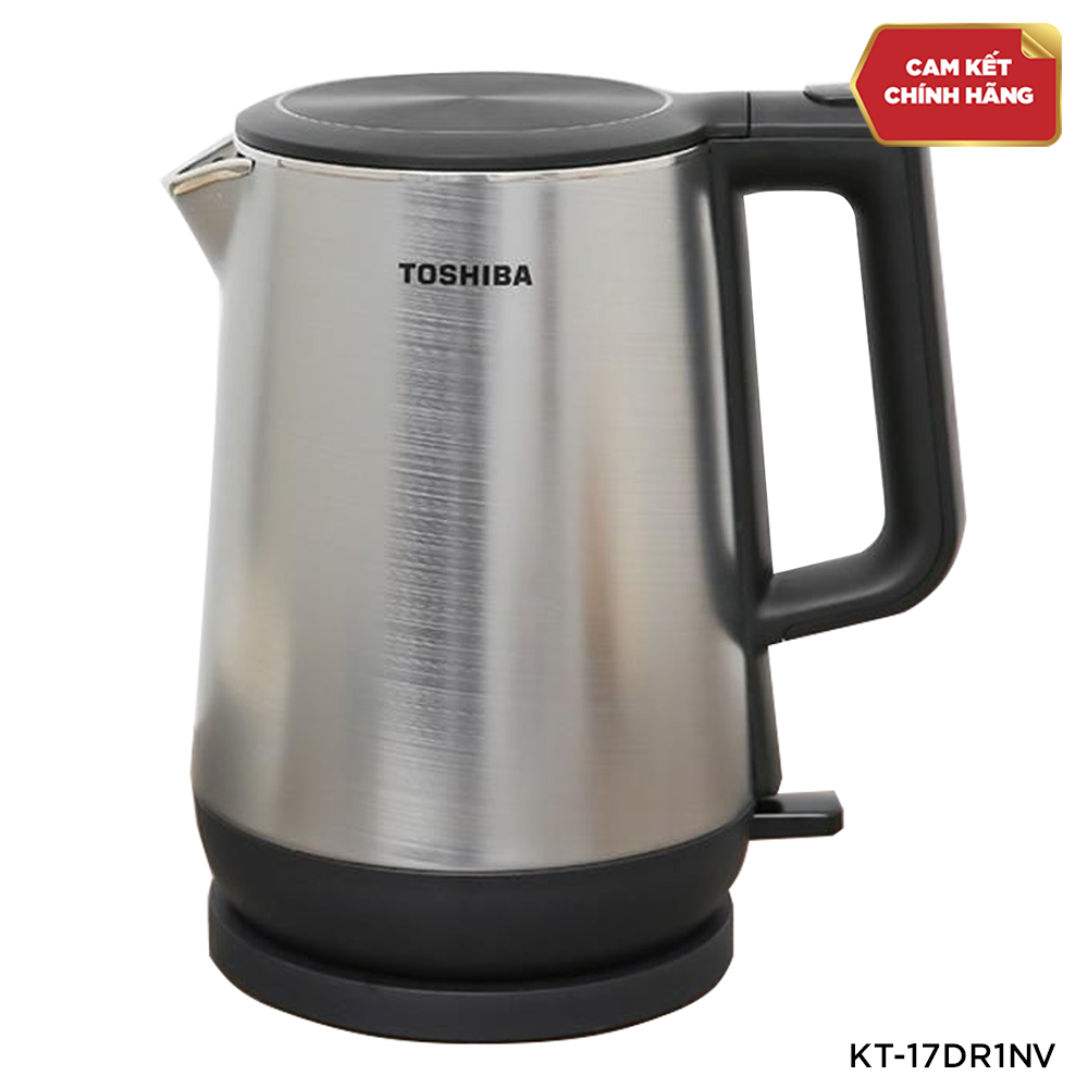 Bình đun nước siêu tốc 1.7l toshiba - kt-17dr1nv hàng công ty