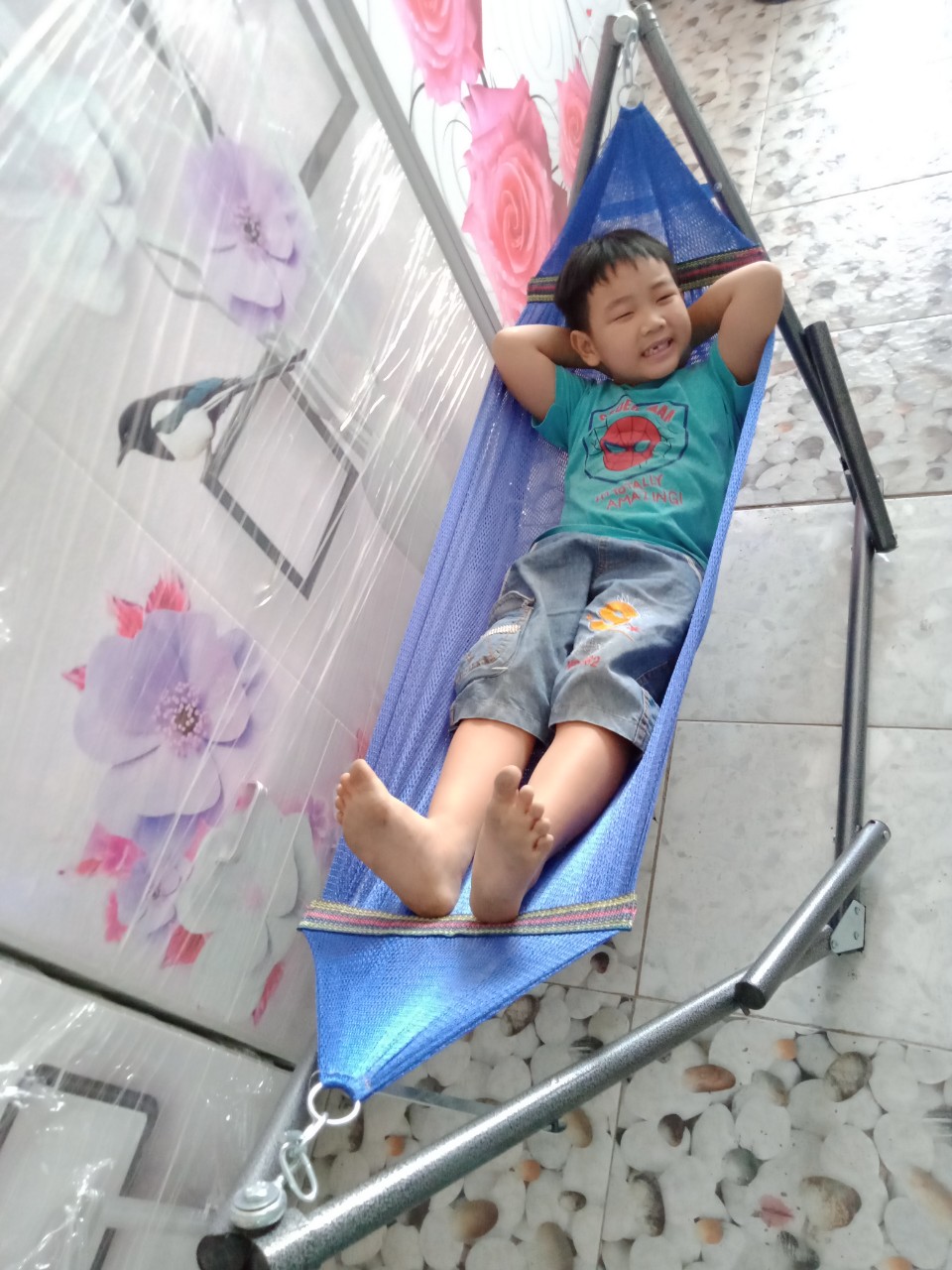 [BỘ  KHUNG VÀ VÕNG] Bộ võng em bé cao cấp, sản phẩm như hình shop chụp