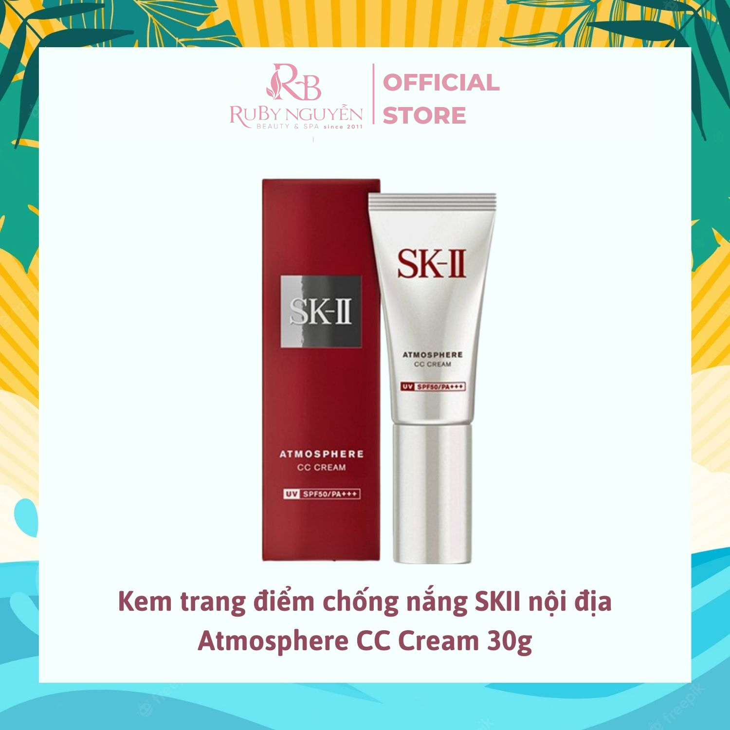 Kem trang điểm chống nắng SKII nội địa Atmosphere CC Cream SPF 50 PA++++ 30g