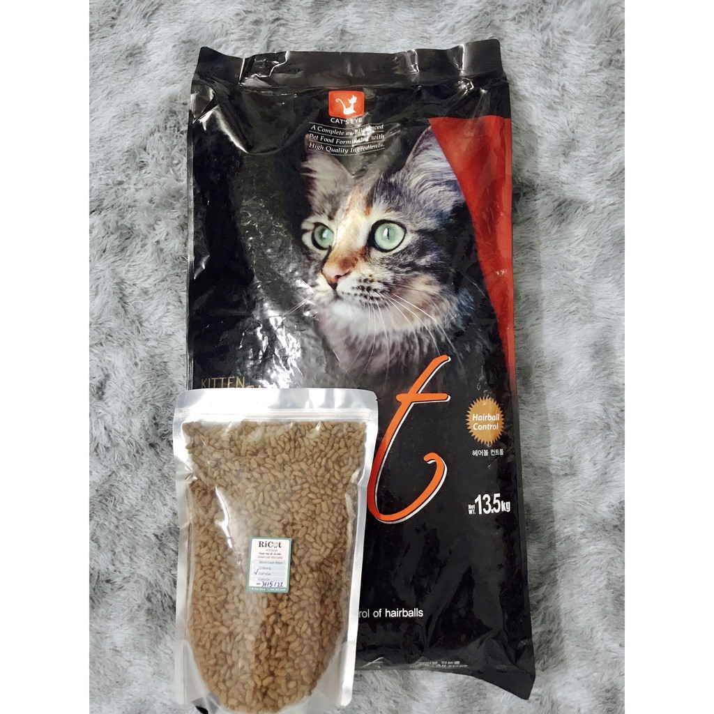 Hạt khô cho mèo trưởng thành catseye túi zip bạc 1kg