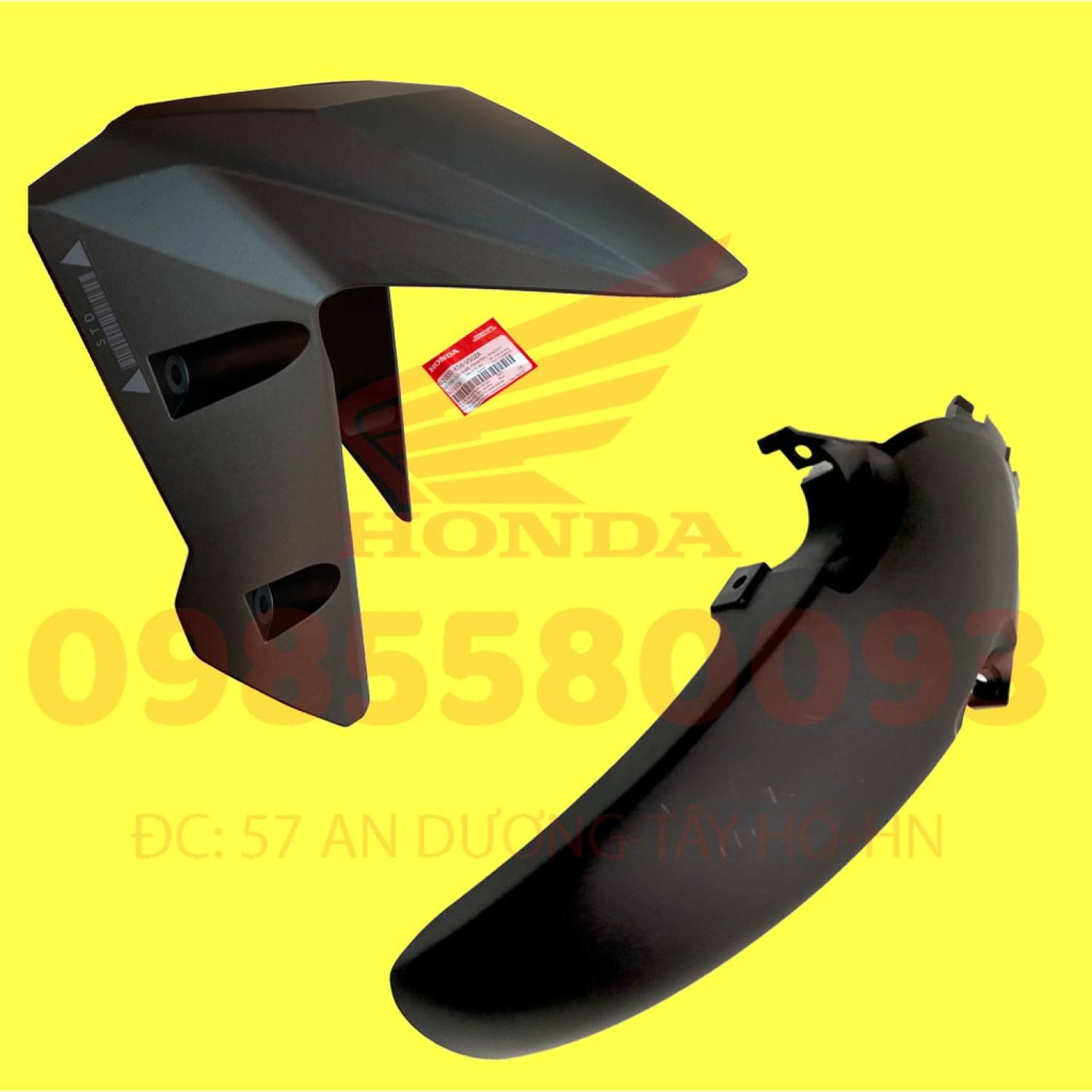 Bộ dè trước winner x chính hãng honđa màu đen nhám đời 2019 vaf 2021
