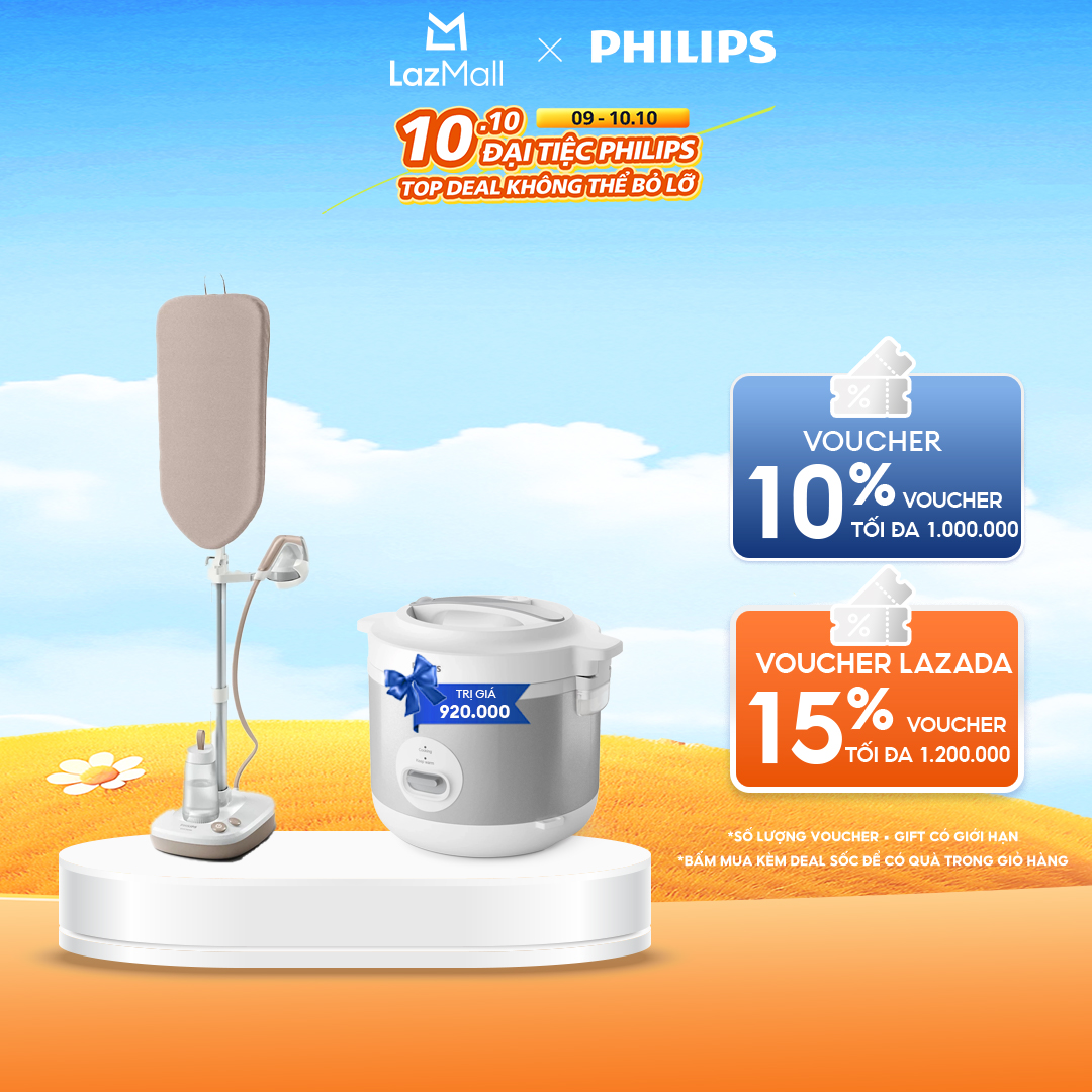 Bàn ủi hơi nước đứng Philips all in one AIS6001/10 - Hàng Chính Hãng
