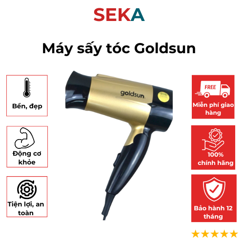 Máy sấy tóc goldsun ghd2000 ghd2001 ghd2041 1000w 1200w 2000w máy sấy 3 chế độ gió