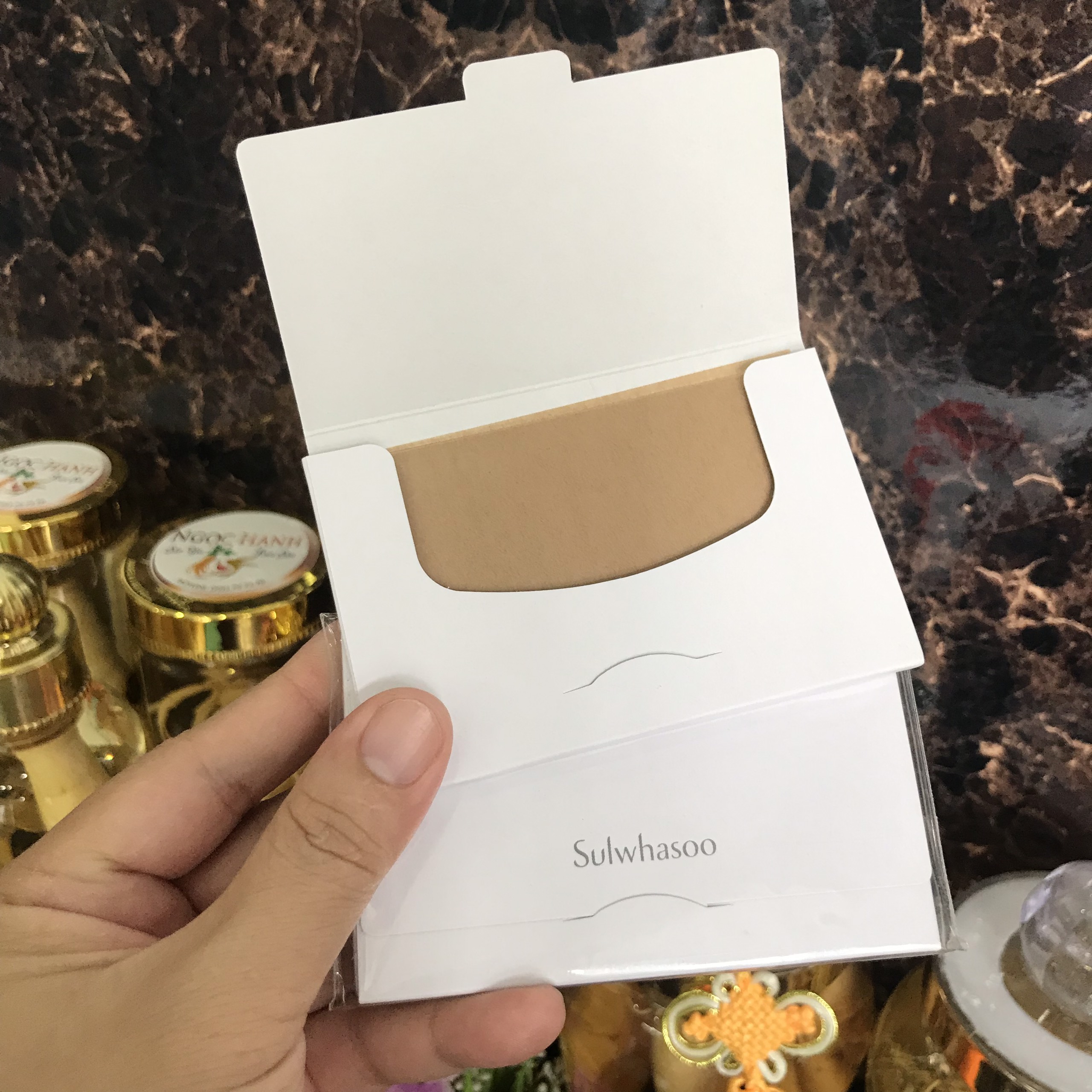 Giấy thấm dầu sulwhasoo hộp 50 tờ