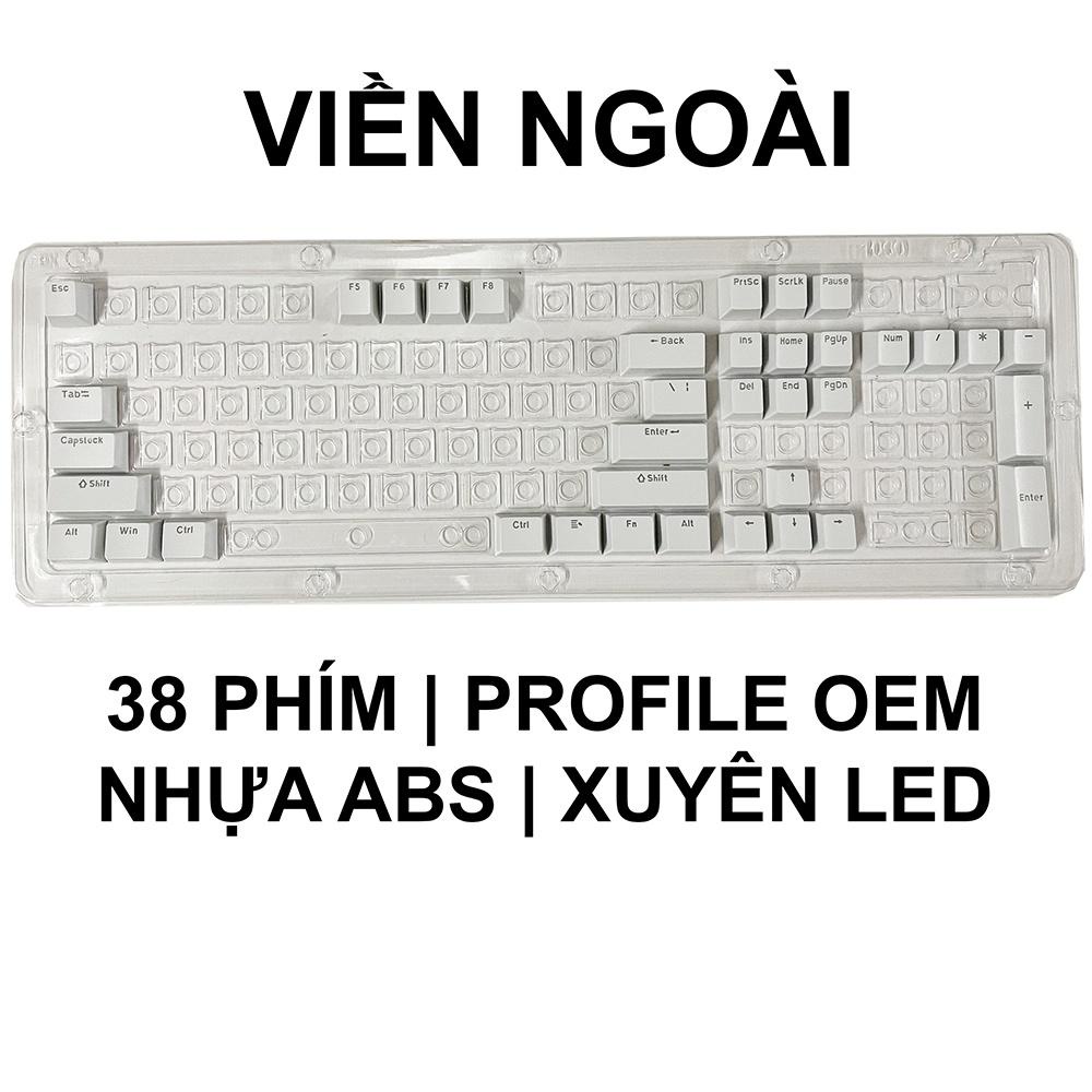 Keycap nhựa ABS cao cấp cho bàn phím cơ mix màu không giới hạn