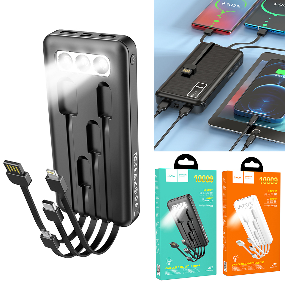 Pin dự phòng hoco j77 10.000mah