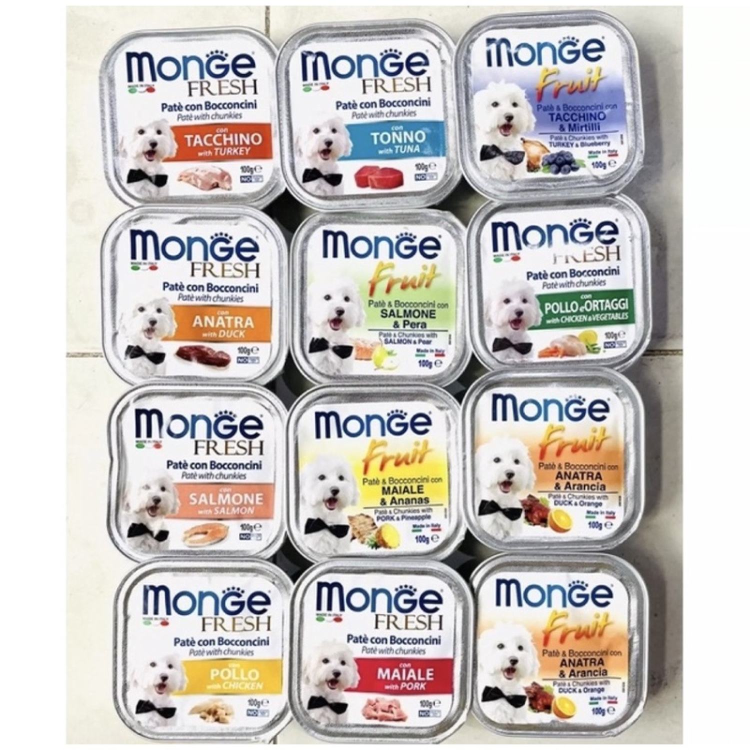 Pate monge cho chó 100gr - made in italy 🇮🇹