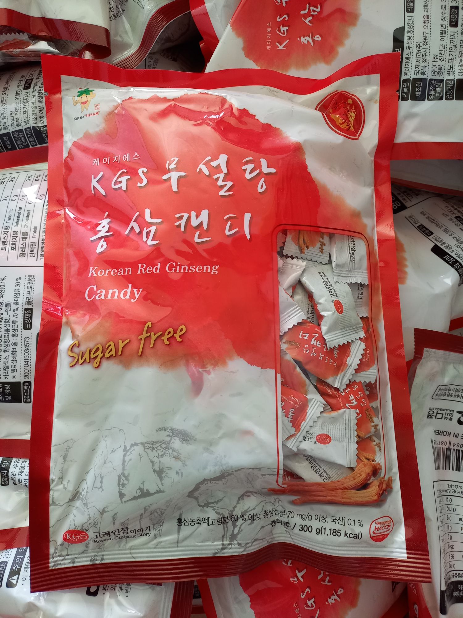 Kẹo Sâm 6 Năm Tuổi Không Đường KGS Hàn Quốc - kẹo hàn quốc