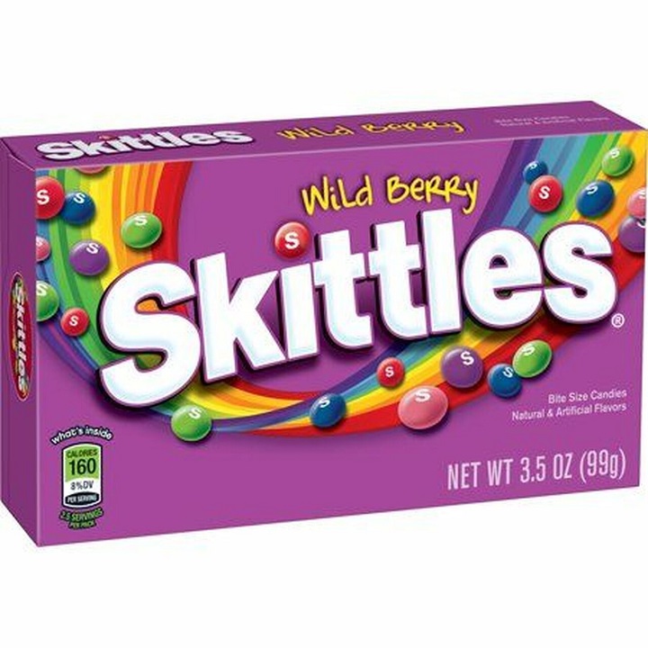 Kẹo trái cây chua ngọt Skittles của Mỹ gói 99g