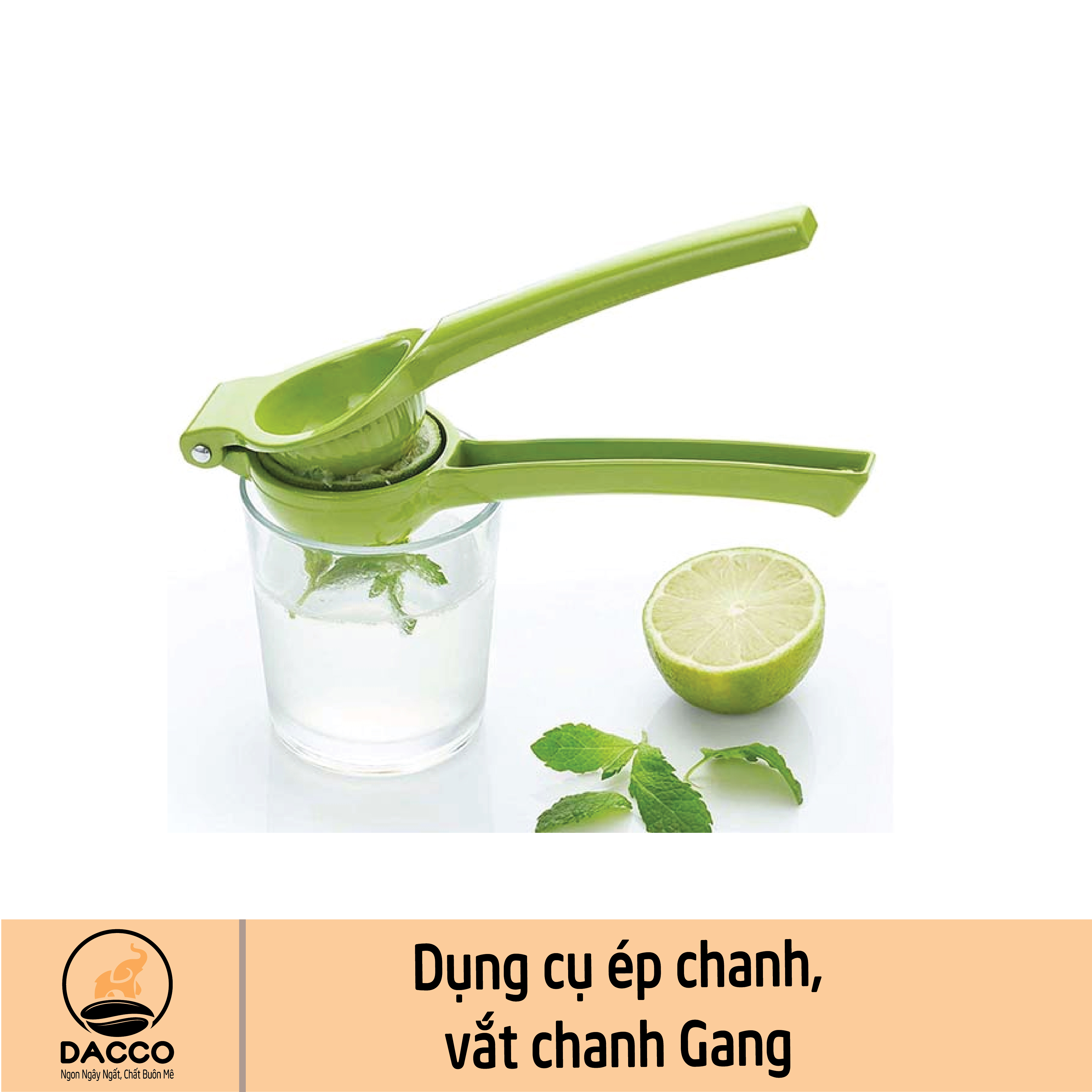 Dụng cụ ép chanh, vắt chanh Gang Dacco