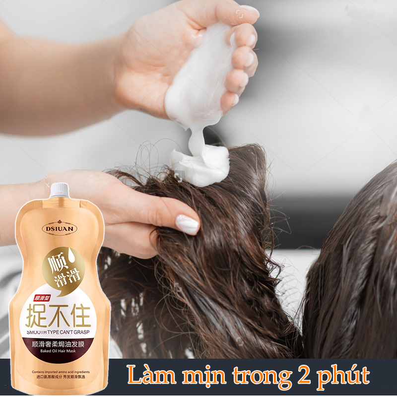 Dầu Xả Dưỡng Tóc Keratin Phục Hồi Tóc Hư Tổn Chẻ Ngọn Dưỡng Ẩm Chăm Sóc Tóc Khô Axit Amin 500ML