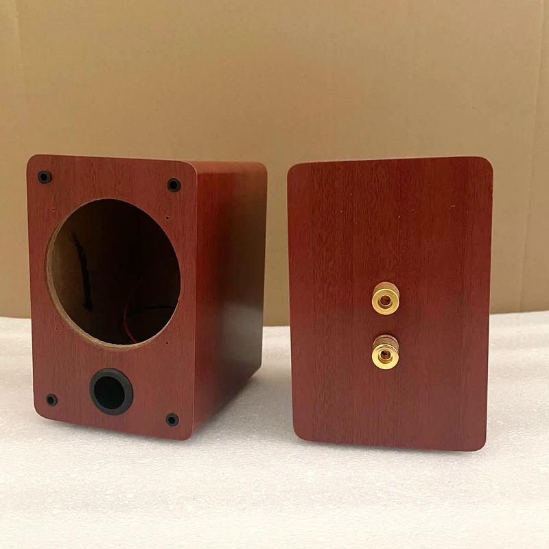 Loa rỗng vỏ hộp 3 inch vuông khuếch đại Loa trường hợp DIY âm thanh nhỏ HIFI âm thanh xe hơi bằng gỗ Loa Khung nhà 1pcs