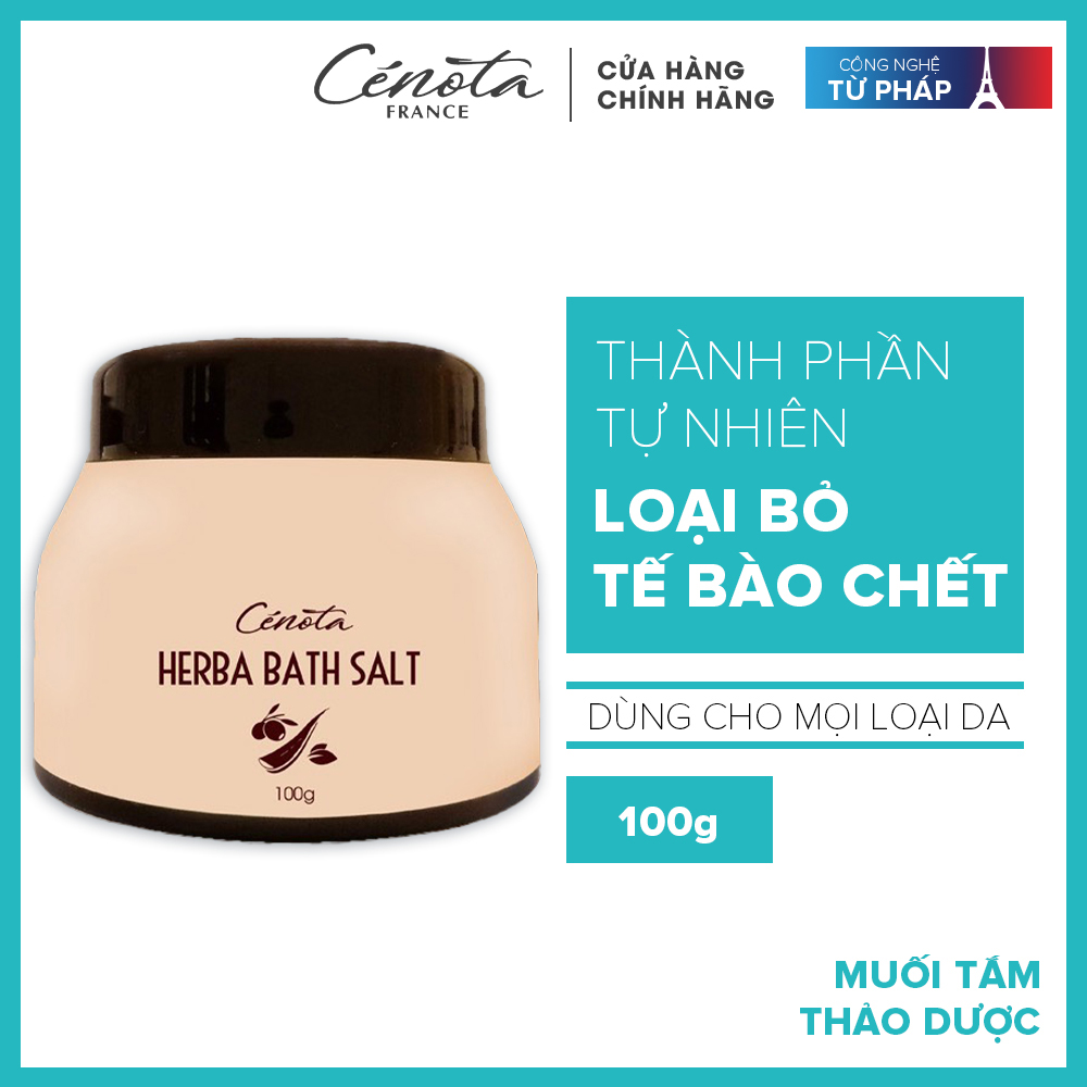 Muối tắm thảo dược Cénota Herba Bath Salt 100g