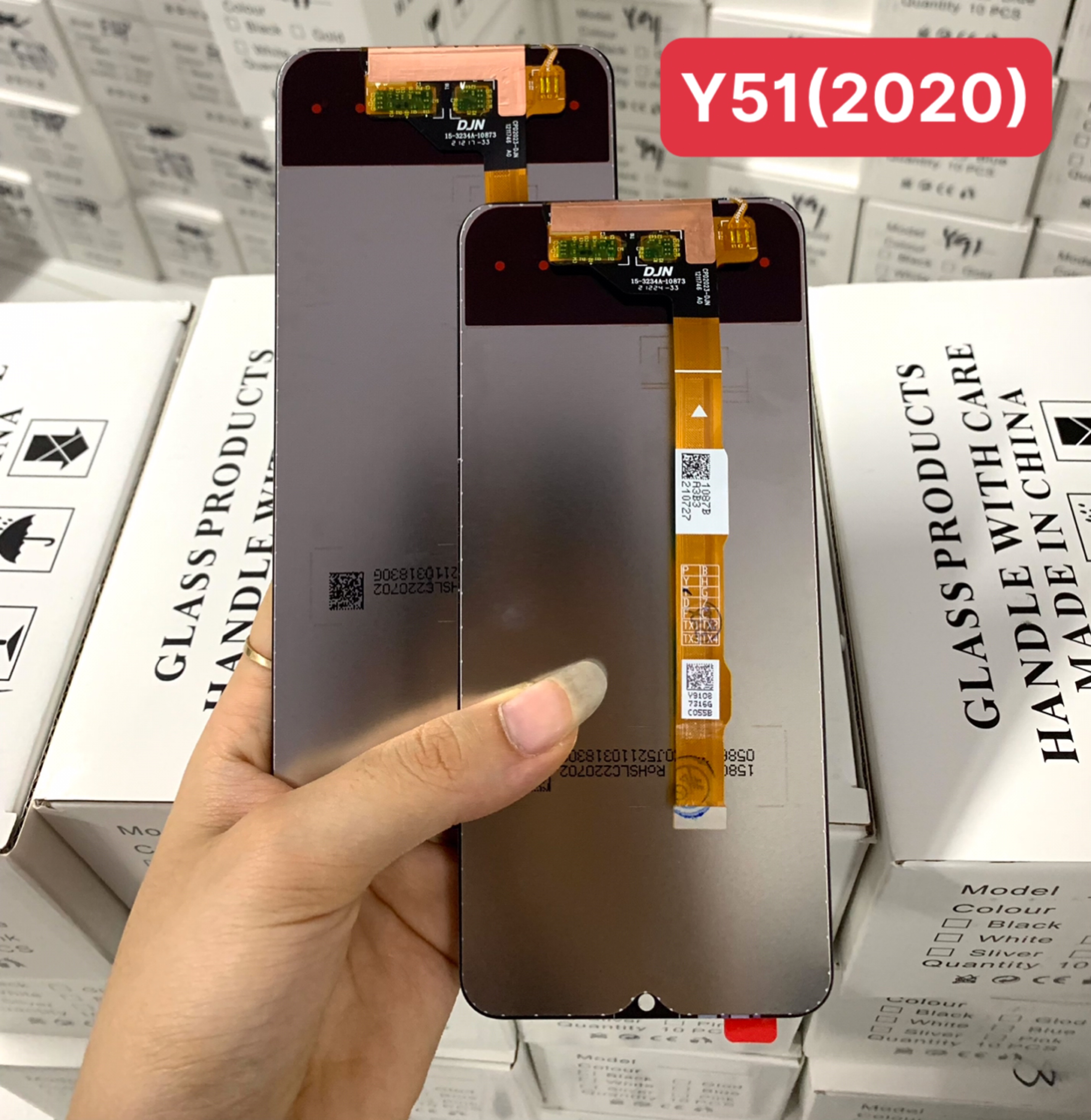 Màn hình zin new vivo y51-2020 / vivo y52s / vivo y53s / vivo y52 / vivo y72 nguyên bộ màu đen