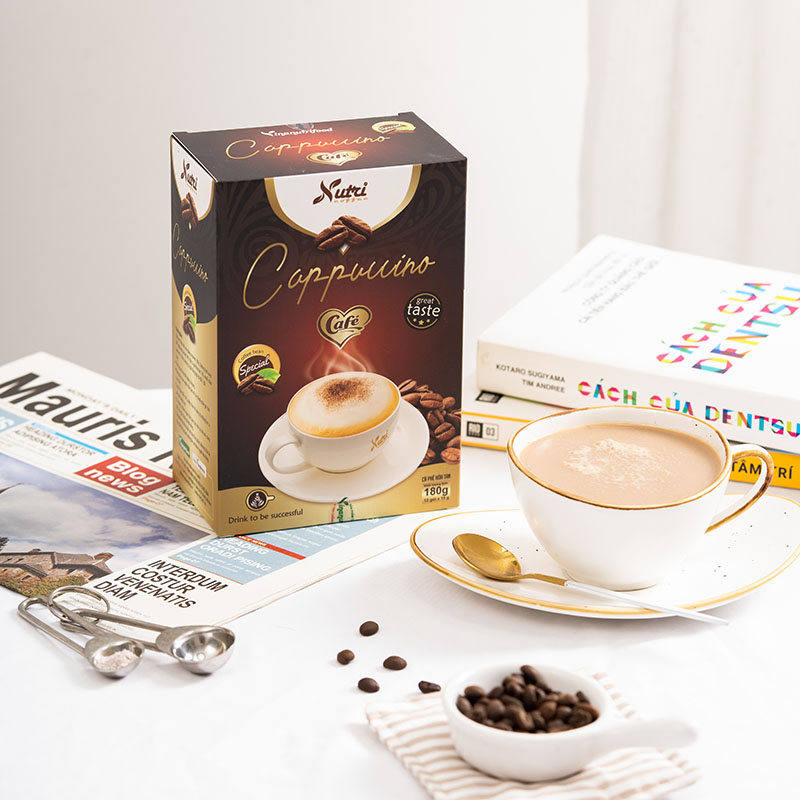 Hộp Cà phê capuchino thơm ngon 15g x 12 gói