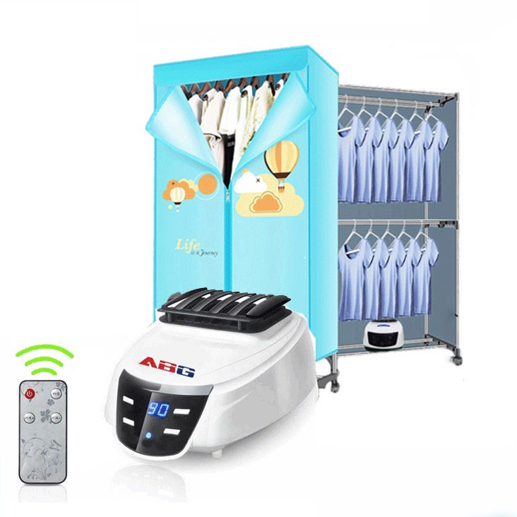 Tủ Sấy Quần Áo 2 Tầng Diệt Khuẩn, Công Suất Lớn 1500W, Có Điều Khiển Từ Xa - Bảo Hành 12 Tháng