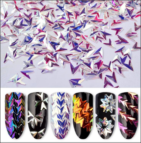 Sét trang trí nhọn 12 hộp trang trí chăm sóc móng làm nail theo phong cách Hàn Quốc