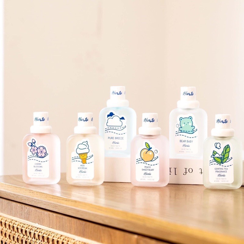 Nước hoa hanlu mẫu mới nhất, xịt thơm body hanlu bear baby hương nhẹ nhàng quyến rũ