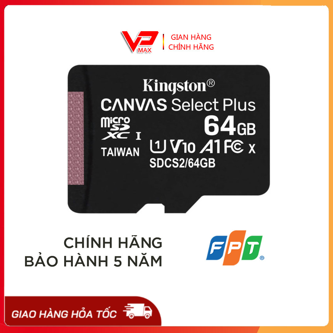Thẻ Nhớ Micro SD Kingston Yoosee 32GB 64GB tốc độ cao 100MB chuyên dùng cho điện thoại, camera - VP MAX - thẻ nhớ 32gb, thẻ nhớ 64gb, thẻ nhớ điện thoại, thẻ nhớ camera
