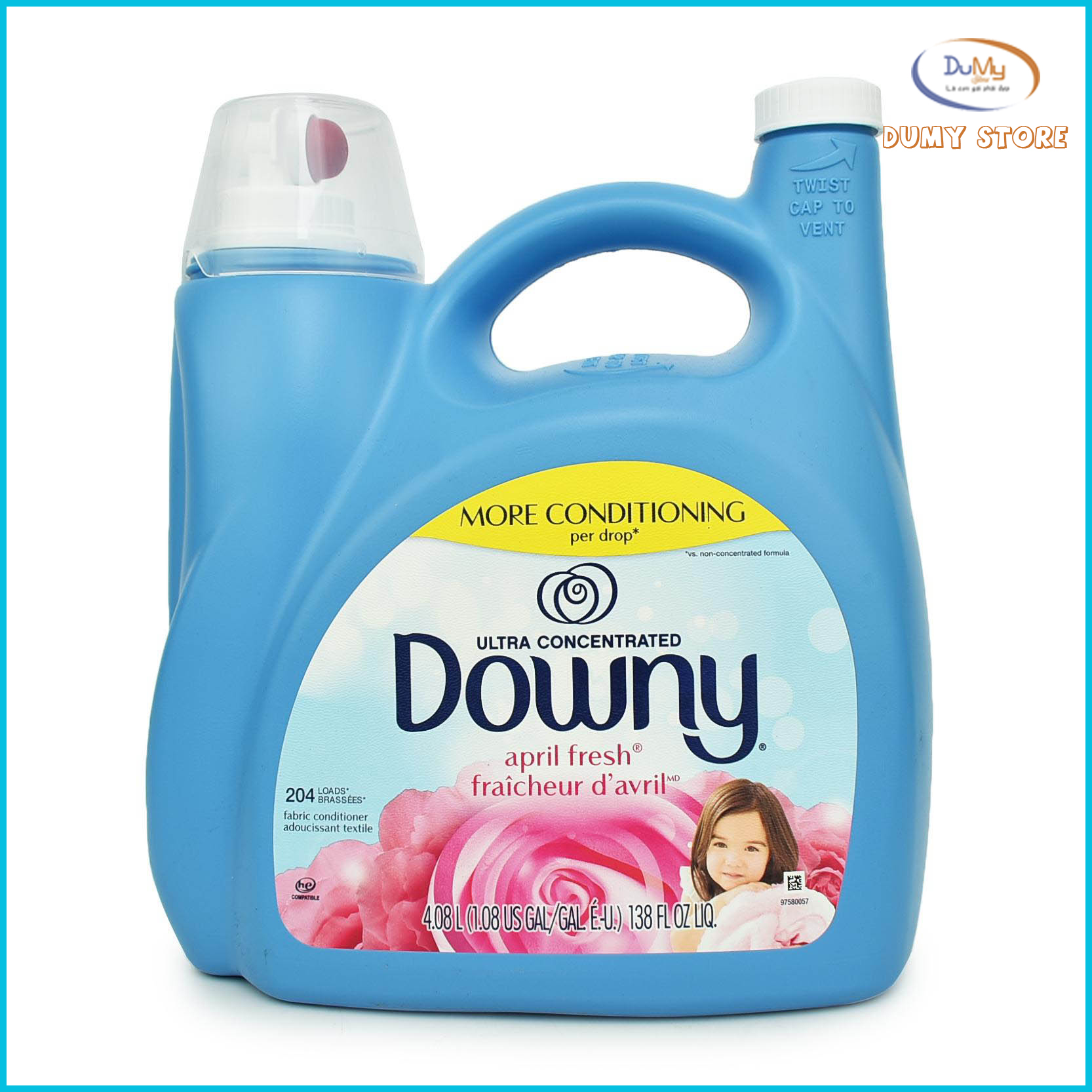 Nước Xả Vải Downy Ultra April Fresh 4.08L – Mỹ